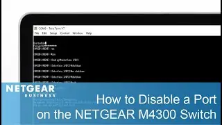 How to Disable a Port on the NETGEAR M4300 Managed Switch