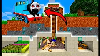 HORROR THOMAS THE Steam Engine chases Talking BEN in Minecraft!