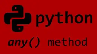 Python build-in any() method