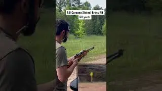 🇮🇹 Plinking Steel with Steinel Ammo 6.5 Carcano Brass RN at 60 Yards 💥 
