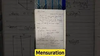 Mensuration