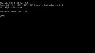 PC/XT (Generic Clone (Phoenix BIOS v2.51))