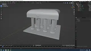 Создание сложных объектов в blender. Моделирование здания с колоннами