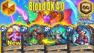 Blood Death Knight 4.0 Is Best DK Control Deck After Balance Patch! Perils in Paradise | Hearthstone