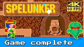 Spelunker (Arcade) Game complete 🕹️ No death - 4K 60fps