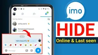 How to Hide IMO Online Status and Last Seen | imo online off settings