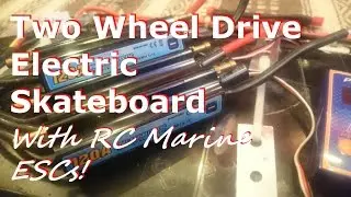 Dual Motor, Marine ESCs, Chinese Clone Electric Skateboard!