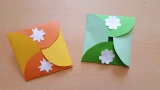 Card | How to make an origami paper card | paper craft | DIY