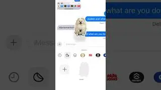 Creating custom iMessage stickers! 