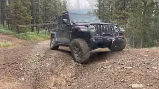 Jeep Wrangler Rubicon JL  35” tires No Lift Stock Wheels