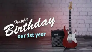 Celebrate our first birthday with us - fretlook Inlay Sticker 🥳