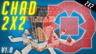 THE PVP-CHAD 2x2 V1 | SHELL | v1.0 | Base Building 2020 | Rust