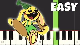FNF vs Bunzo Bunny - EASY Piano Tutorial