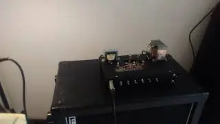 Guitar amp prototype with Russian micro tubes 6N17B and 6P30B (6Н17Б 6П30Б)