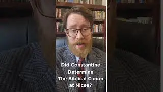 Did Constantine determine the Biblical canon at Nicea? #christian #bible #theology #apologetics