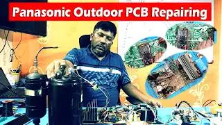 Panasonic Dead inverter ac outdoor pcb repairing