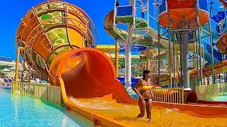 The Mini Magicone Body Water Slide at Stella Palace Crete, Greece