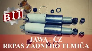 JAWA - ČZ: Repair of the rear shock absorber