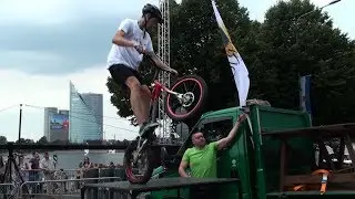 Rīgas svētki 2017  Velotriāls Велотриал Рига Part 2