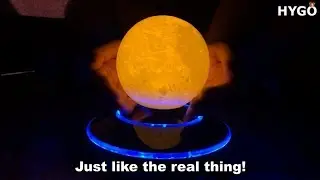 Levitating Moon Lamp Is So Mesmerizing To Watch