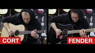 Fender CD-60S vs Cort Earth 70 🎸 Guitar PARTY