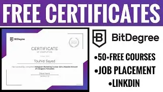 BitDegree 50+ Free Courses | Free Certificate | During Lockdown