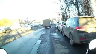 Ностальгия по байку. Прокатился зимой на электробайке по району