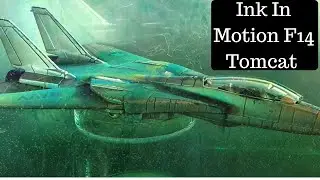 Ink Underwater #7 F-14 Tomcat Ink in Motion