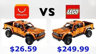 This surprised me! Lego Ford F150 Raptor vs Cheap Chinese copy comparison