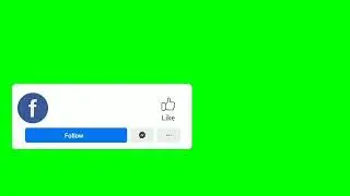 Green Screen FB Follow Page | Chroma Key | Copyright Free | Pasvan Bros | 2021.