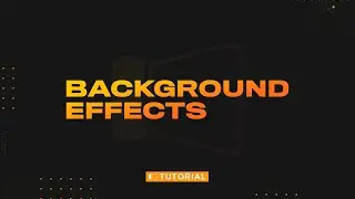 Creating and using Background Effects in ProPresenter