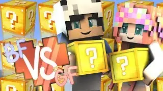 LUCKY BLOCK RACE! | Minecraft BOYFRIEND vs GIRLFRIEND | EP 2 (Minecraft Challenges)