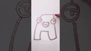 How to Draw Smile A😀 || Kids Videos #youtubeshorts #kidsvideo #smile