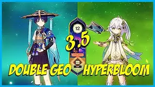 C0 Wanderer Double Geo & 1-Phase Wenut C0 Nahida Hyperbloom ABYSS 3.5 FLOOR 12 | Genshin Impact