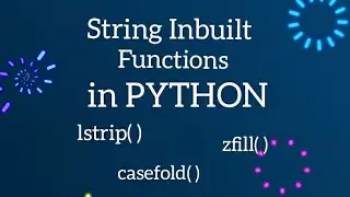 String inbuilt functions in 