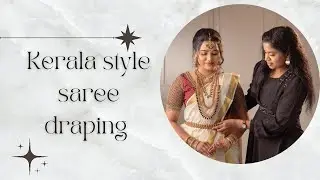 Kerala Saree Draping  #bridalmakeupartist #bridalmakeup #bridalhair