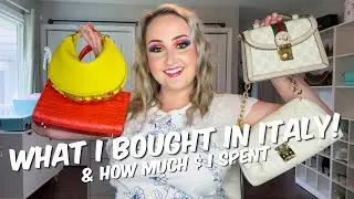 What I Bought In Italy & How Much I Spent & Saved!