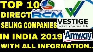 TOP10 MLM AND NETWORKING COMPANIES IN INDIA 2019 | WITH ALL INFORMATION ||