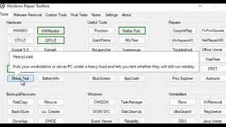 Windows reparieren mit Windows Repair Toolbox, eine umfangreiche Toolsammlung | Removal Software.