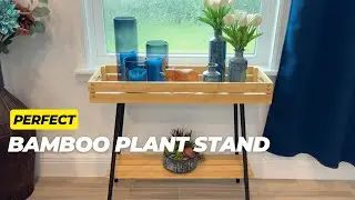 Bamboo Plant Stand Works with Any Decor