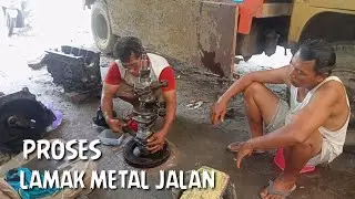 Cara Lamak metal jalan