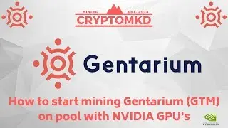 How to start mining Gentarium (GTM) on pool with NVIDIA GPU's