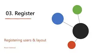 03.  Registering users