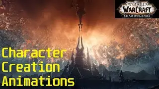 New Character Creation Animations | Horde & Alliance | Alpha WoW Shadowlands