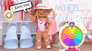 SPINNING a WHEEL to decide what I BUY! ~ Roblox