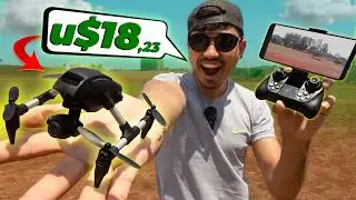 COMPREI o mini Drone 4DRC V-42 com CÂMERA na TVCMall | Unboxing + Testes