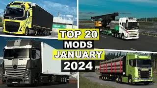 |ETS2 1.49| TOP 20 MODS - JANUARY [2024]