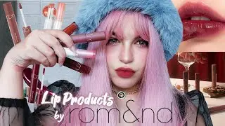 MEUS BATONS DA MARCA COREANA ROM&ND (ROMAND)/MY LIP PRODUCTS FROM KOREAN BRAND ROMAND