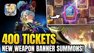UNIQUE WEAPON BANNER! GOT RARE WEAPON! 🤯 400 Weapon Summons!✨ 【Ni no Kuni: Cross Worlds KR】