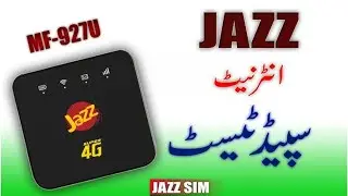 JAZZ ZTE MF927U 4G LTE MIFI All Sim Working | BEST 4G INTERNET DEVICE